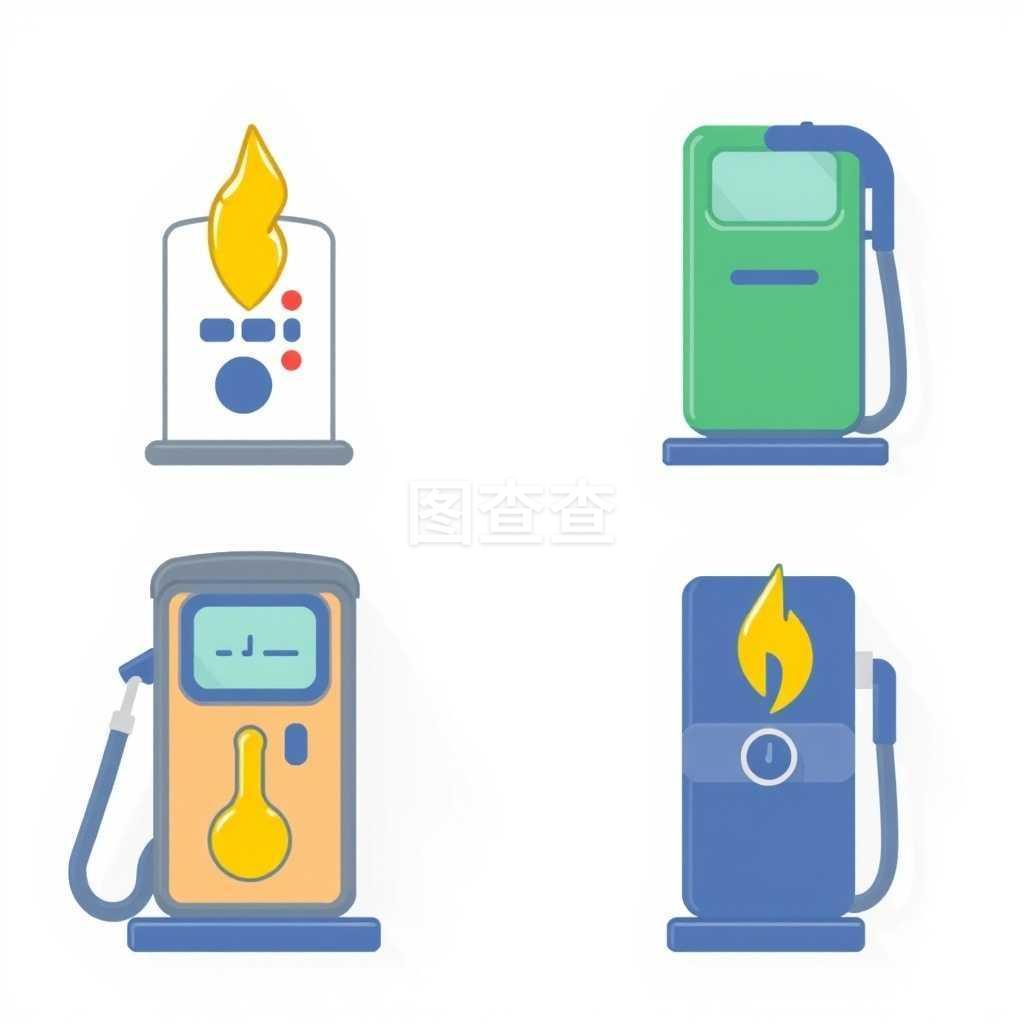 燃料和發(fā)電圖標(biāo)